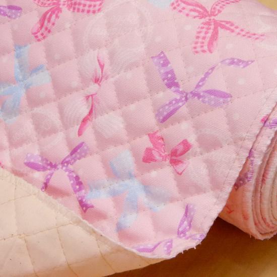キルティング 生地 リボン柄 かわいい ピンク 女の子 子供 布 生地屋 Mowf127q コットンハウスセシール 生地 通販 通販 Yahoo ショッピング