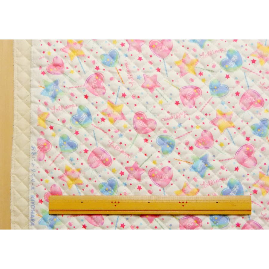 キルティング 生地 星 ロリポップ かわいい 白 女の子 子供 布 生地屋 Mowf130q コットンハウスセシール 生地 通販 通販 Yahoo ショッピング