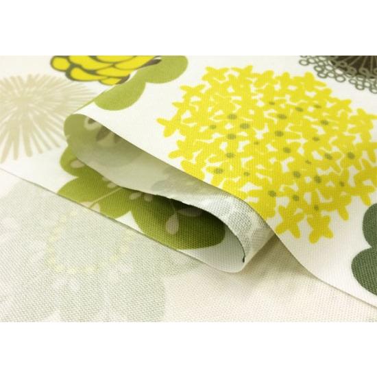 ラミネート生地 マリメッコ風 北欧風 花柄 布 つや消し 幅広 大柄