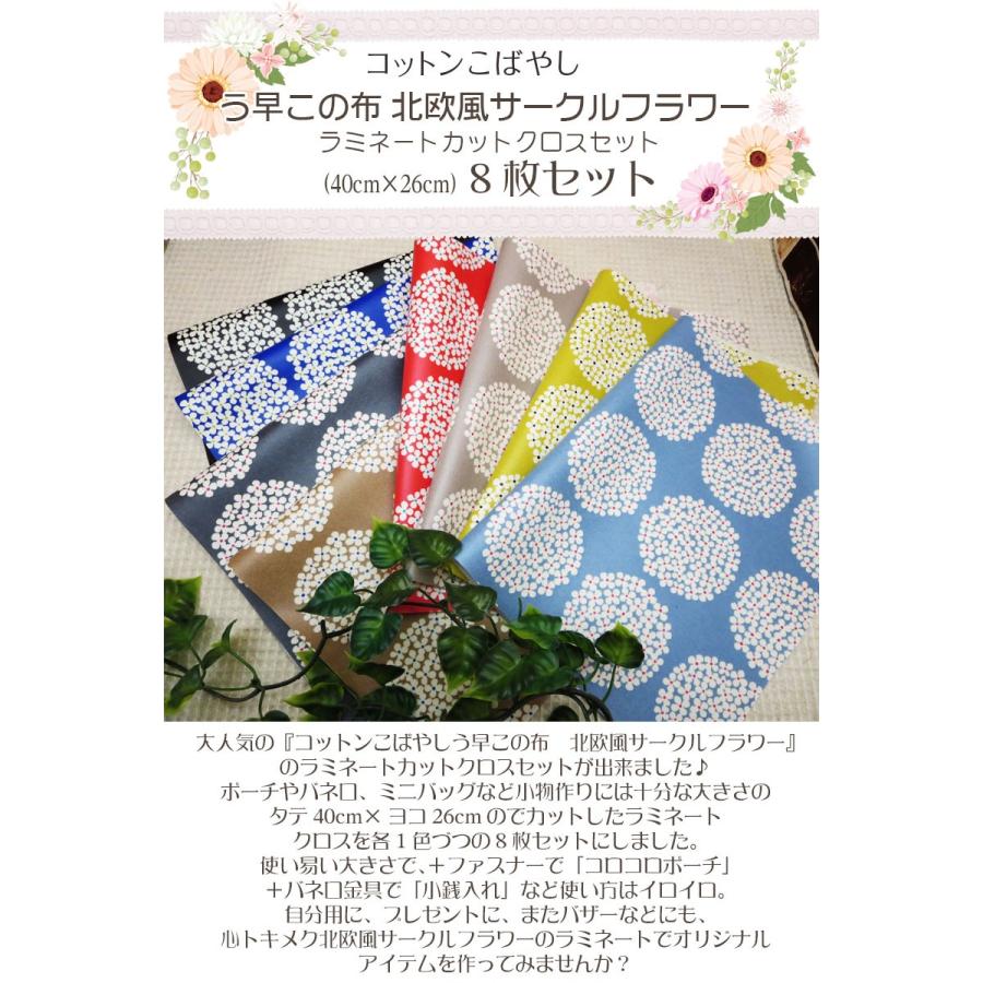 ラミネート カットクロスセット コットンこばやし う早この布 サークル 