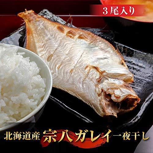 期間限定特別価格 宗八ガレイ 北海道産 約540g 約180g 3 大きな カレイ 干物 一夜干し 無添加 珍味 選べる干物 Supplystudies Com