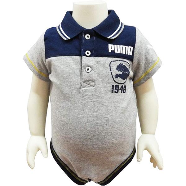 送料無料 PUMA プーマ ベビー服 ボディスーツ ロンパース 2着 パンツ 3点セット 新生児 出産祝 0/3ヶ月 50cm 60cm｜couchetot-for-child｜02