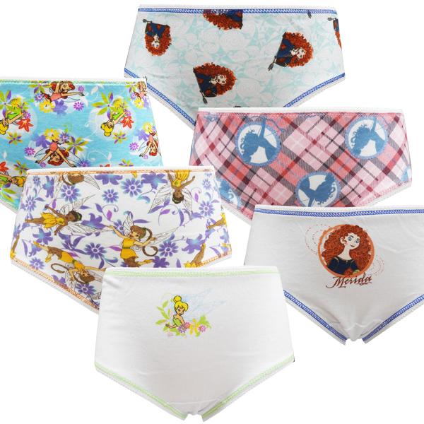 送料無料 ティンカーベル メリダ Disney ディズニー プリンセス 女の子 パンツ ショーツ 3枚組 キャラクター パンツ 下着 100cm 105cm 110cm 115cm 1cm ショーツ