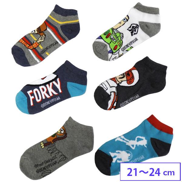 トイストーリー 靴下 6足セット Disney ディズニー ショート丈 クルー ソックス 約21 24cm 子供 輸入ジャージの店 クシェト 通販 Yahoo ショッピング