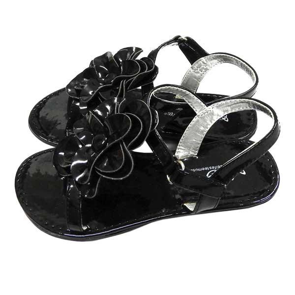 Selfesteem セルフエスティーム キッズサンダル 子供用サンダル サマーサンダル エナメルサンダル ブラック 17cm 18cm 19cm 1307 子供 輸入ジャージの店 クシェト 通販 Yahoo ショッピング