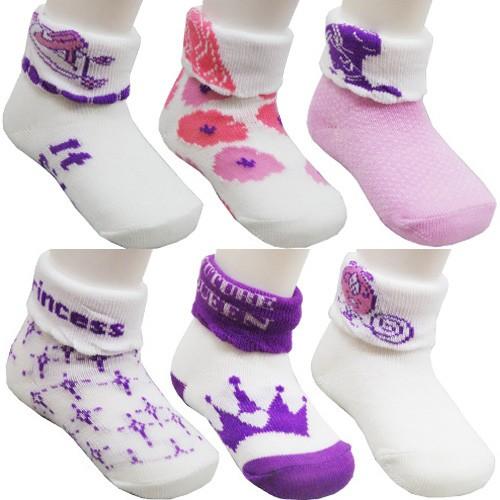 ディズニー プリンセス ベビー ソックス 靴下 6足セット 6 12ヶ月 約9 11cm 出産祝い 60 Off