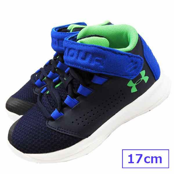 Ua アンダーアーマー 子供靴 キッズ シューズ ハイカット スニーカー 運動靴 マジックテープ ネイビー 紺 11k 17cm b10k 子供 輸入ジャージの店 クシェト 通販 Yahoo ショッピング