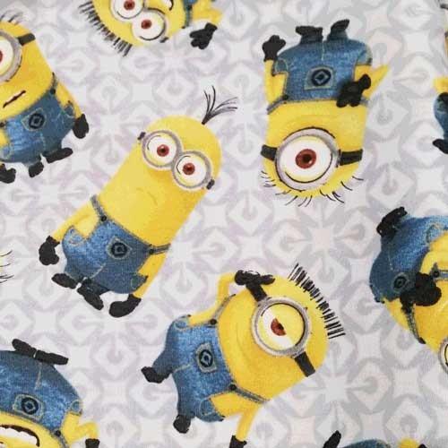 Minions ミニオンズ 生地切り売り ハンドメイド キャラクター 入園 入学 通園 通学 手作り 衣装 パジャマ C60 子供 輸入ジャージの店 クシェト 通販 Yahoo ショッピング