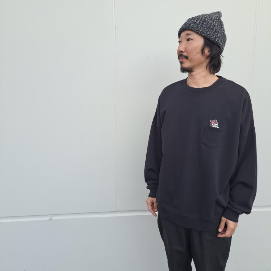 Chi-bee CHI-BEE Neckey スウェット (ash) ユニセックス Chi-bee CHI-BEE Neckey スウェット (ash) ユニセックス