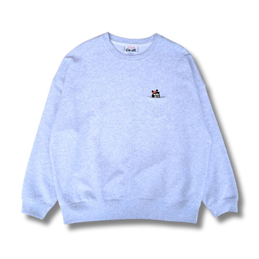 Chi-bee（チービー） CHI-BEE Neckey スウェット (ash) ユニセックス