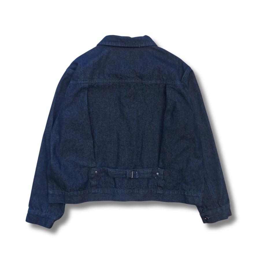 modem design モデムデザイン wide denim jacket (blue)  デニムジャケット Gジャン ワイド ユニセックス | modem design | 01