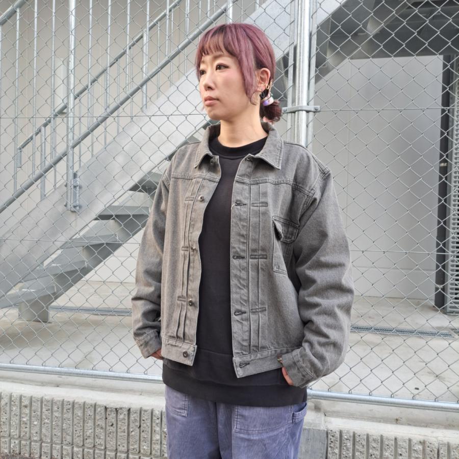 modem design モデムデザイン wide denim jacket (blue)  デニムジャケット Gジャン ワイド ユニセックス | modem design | 07