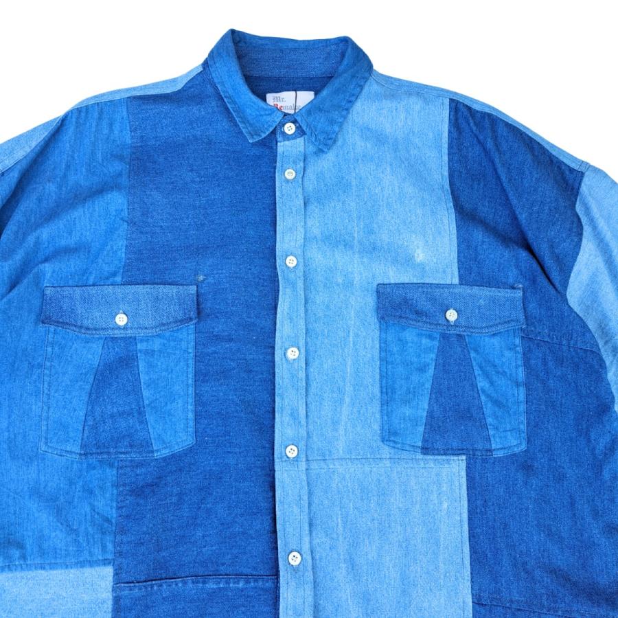 modem design Mr.Remake Man ミスターリメイクマン pw wide shirts