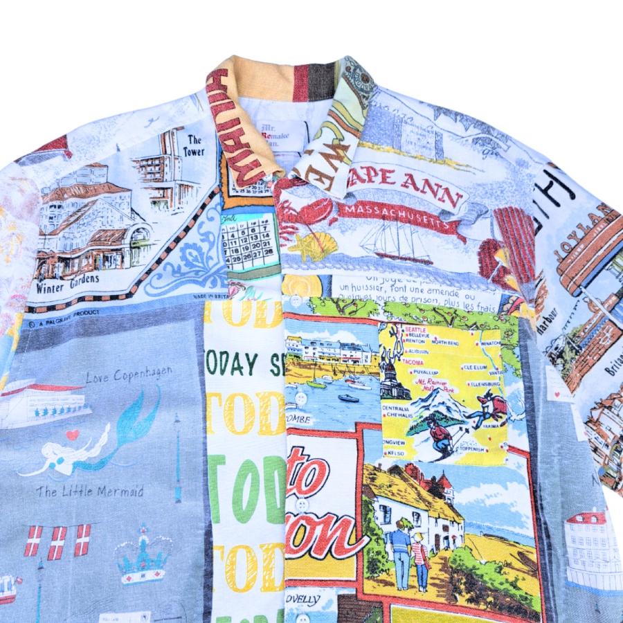 Mr.Remake Man ミスターリメイクマン tapestry open collar shirts (size3) 開襟シャツ モデム