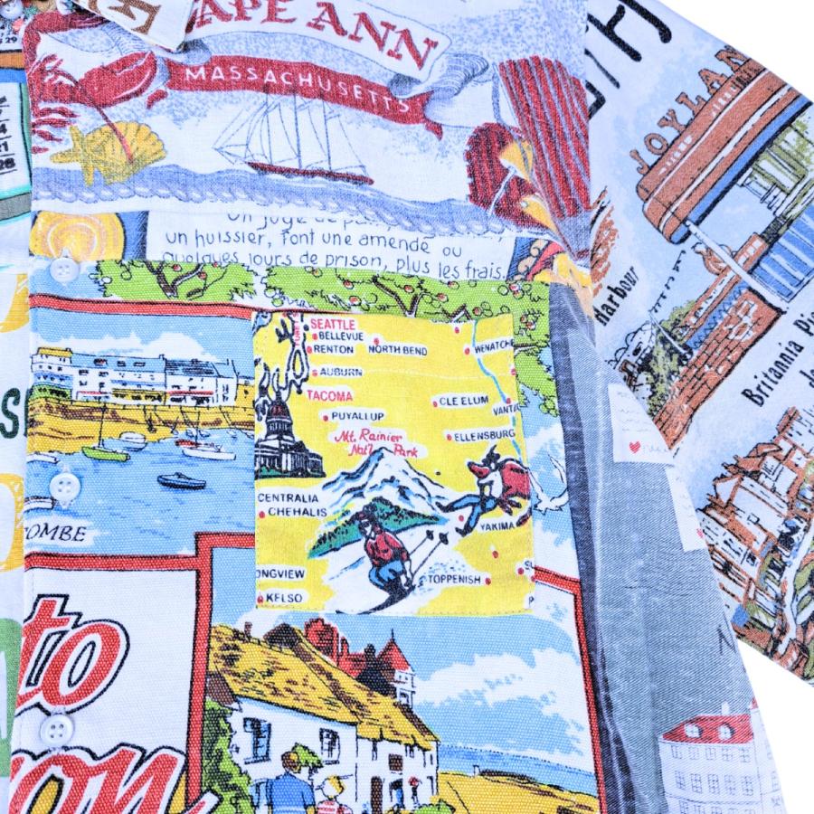 Mr.Remake Man ミスターリメイクマン tapestry open collar shirts (size3) 開襟シャツ モデム