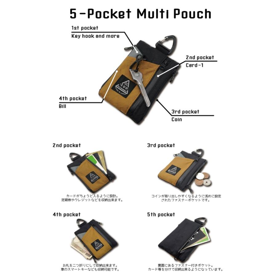 財布・ケース・小物入れ SUN SUDSNS multi pouch スーデザインワークス 財布 コインケース カード