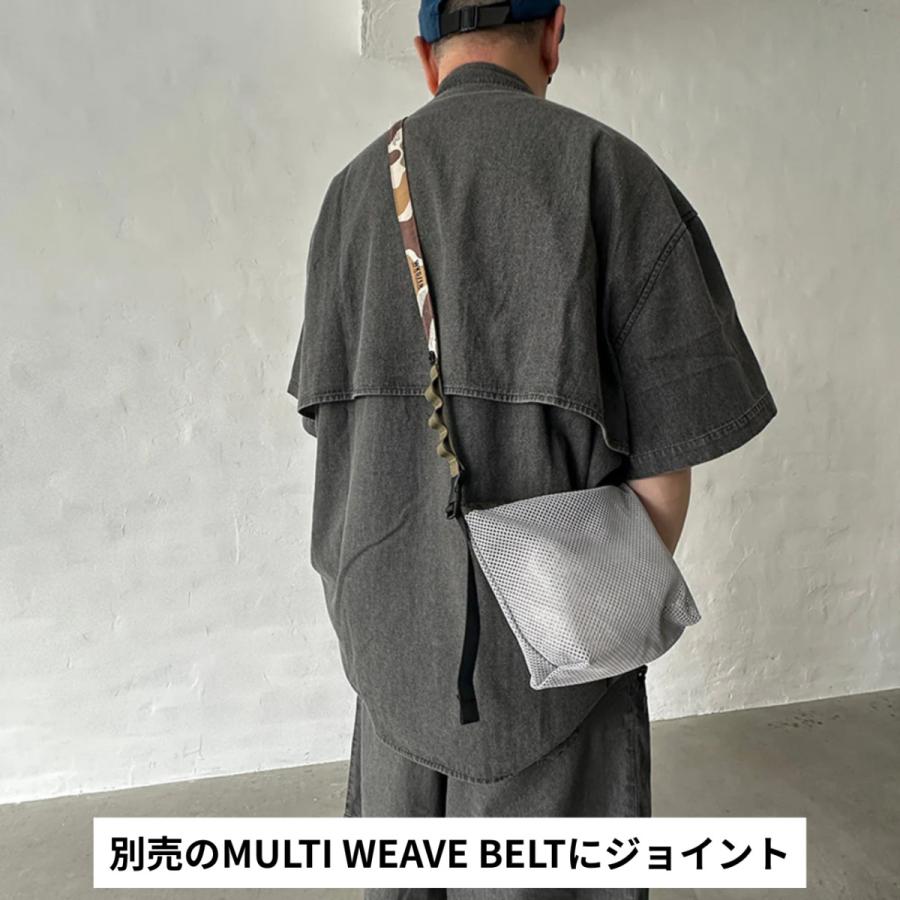WEEKEND（ウィークエンダー） WEEKENDER - wkd mesh joint pouch (gray