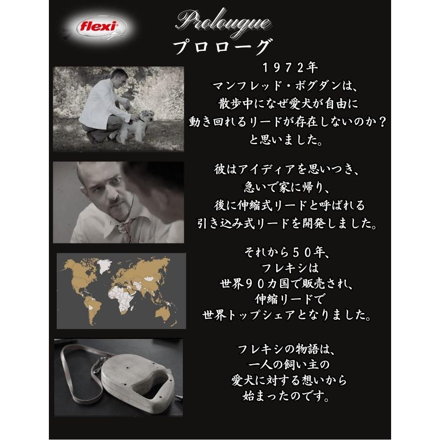 フレキシリード クラシック 正規代理店 ２年保証 5m 小型犬 Sサイズ(12kg未満) 伸縮リード コードタイプ フレキシ リード Flexi New Classic ドイツ製 爆買 | flexi | 05