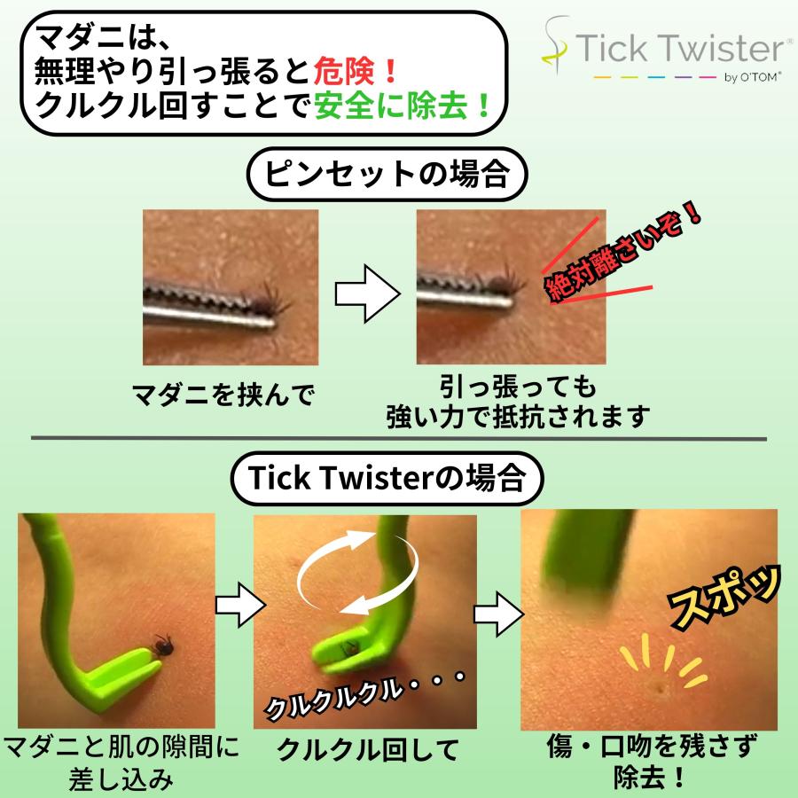 正規品】Tick Twister Ziplock ティックツイスター ジップロック ダニ