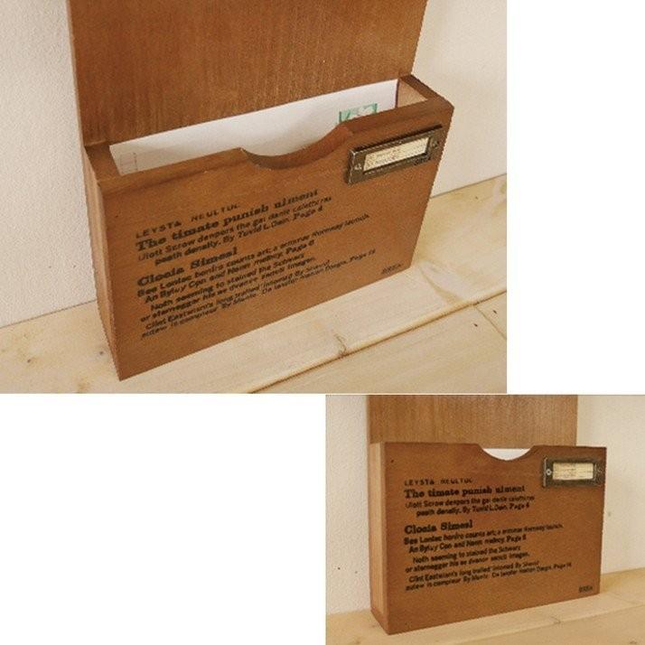 レターラック 壁掛け おしゃれ スリム 木製 年賀状 はがき ウォール