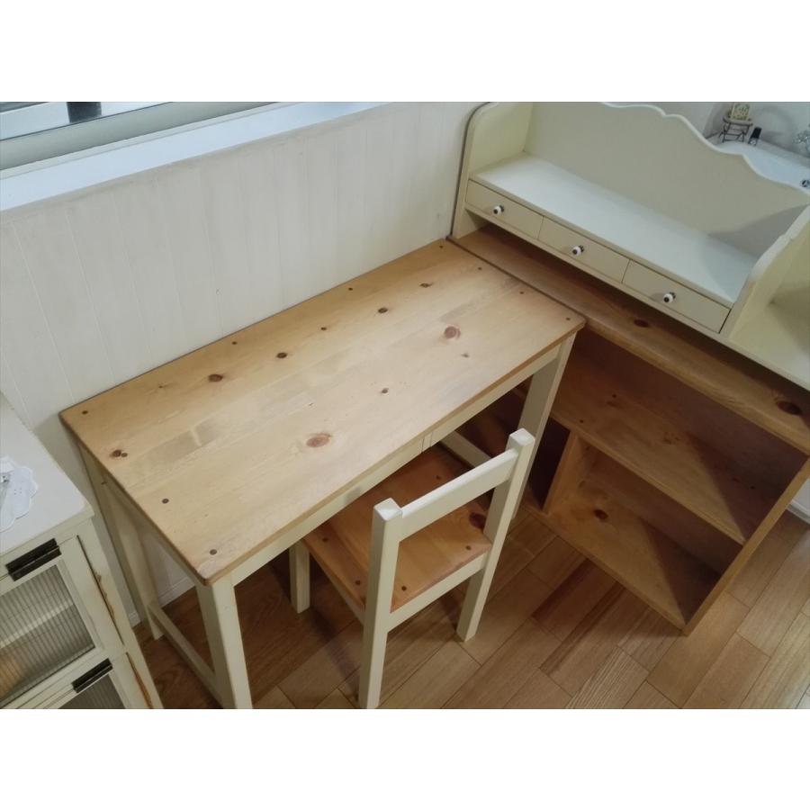 ナチュラルスタイル　デスクセット　_5