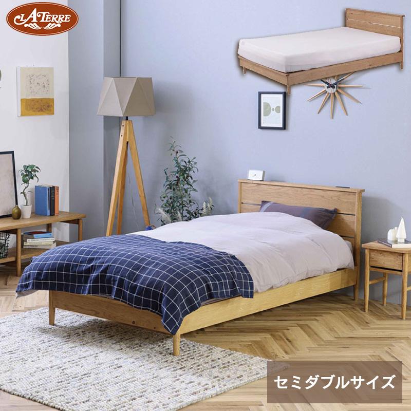 NORA（ノラ） ベッド セミダブルサイズ ナチュラル家具 nora. クレマ 