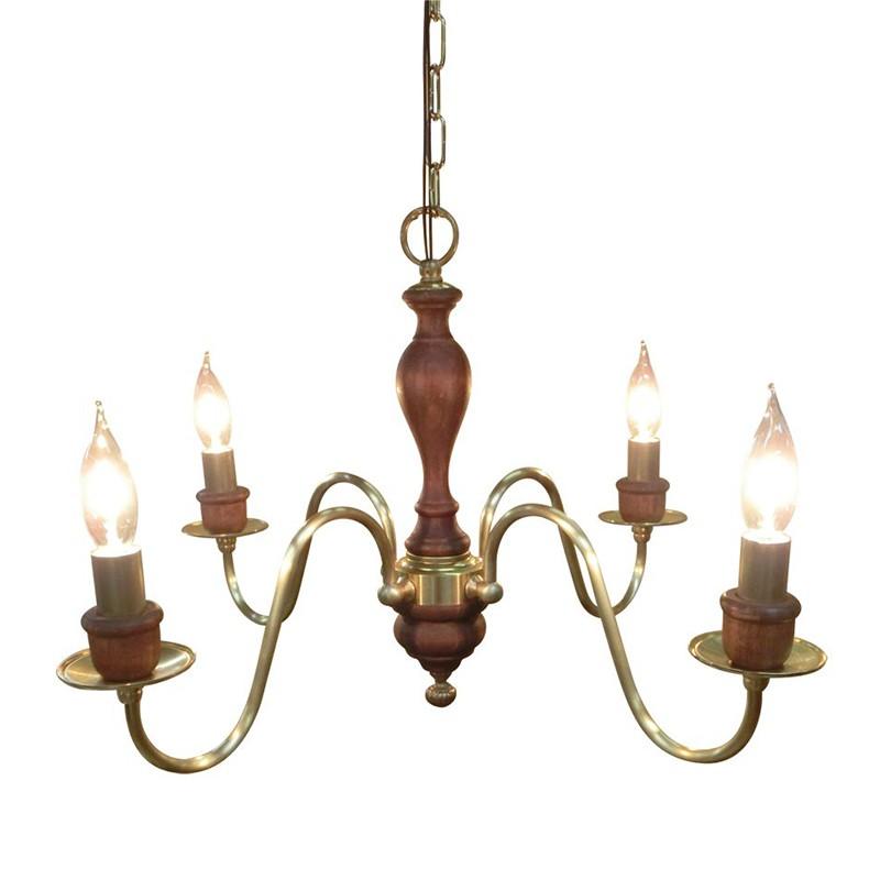 送料無料 アンティーク調 シャンデリア4灯 LTFC-220G4