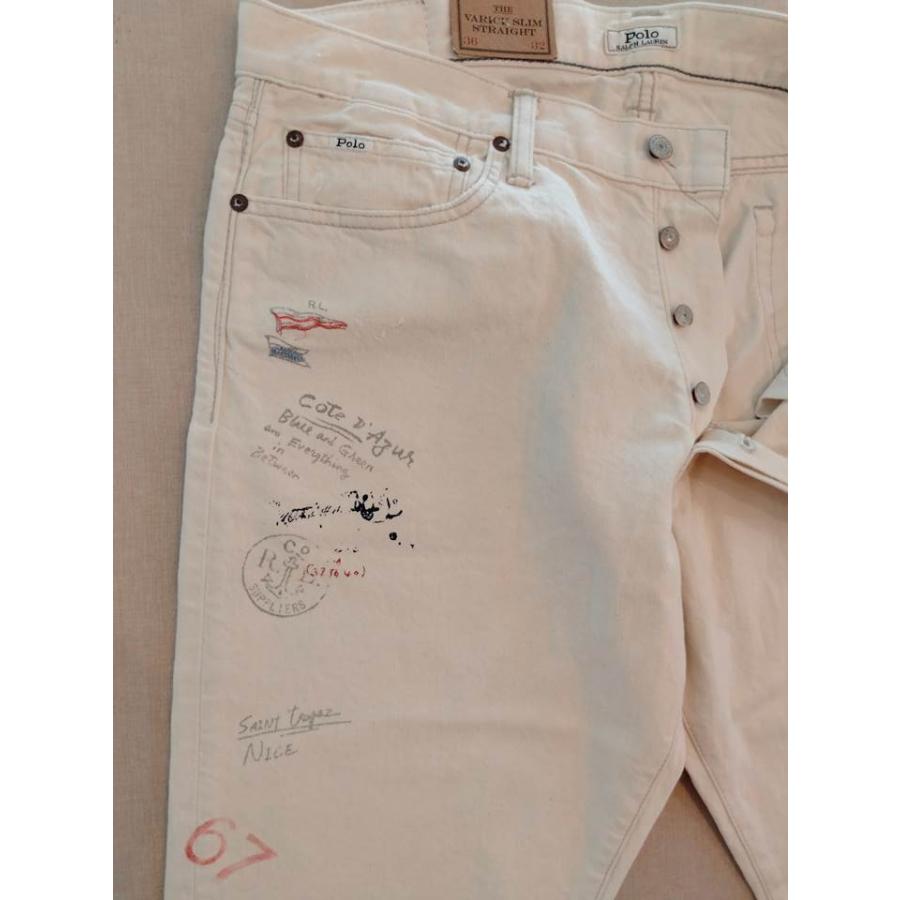 POLO RALPH LAUREN ポロ ラルフローレン ジーンズ 絵柄 VARICK POLO RALPH LAUREN ポロ ラルフローレン ジーンズ 絵柄 VARICK