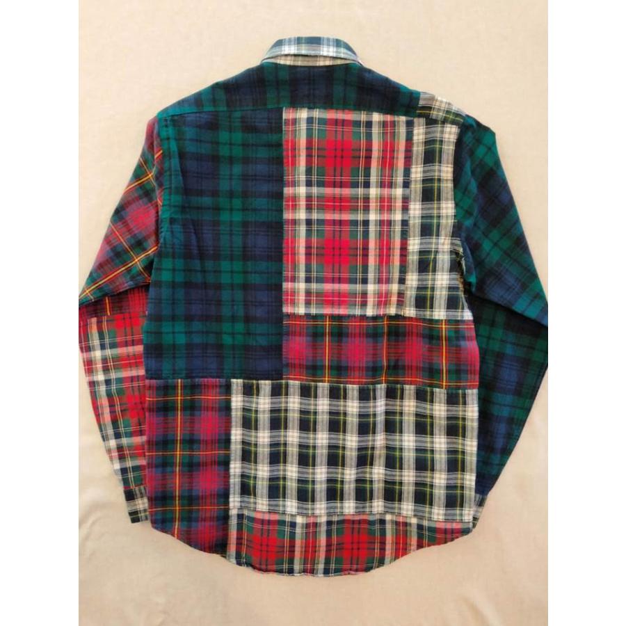 POLO RALPH LAUREN ポロ ラルフローレン シャツ パッチワーク ボタン