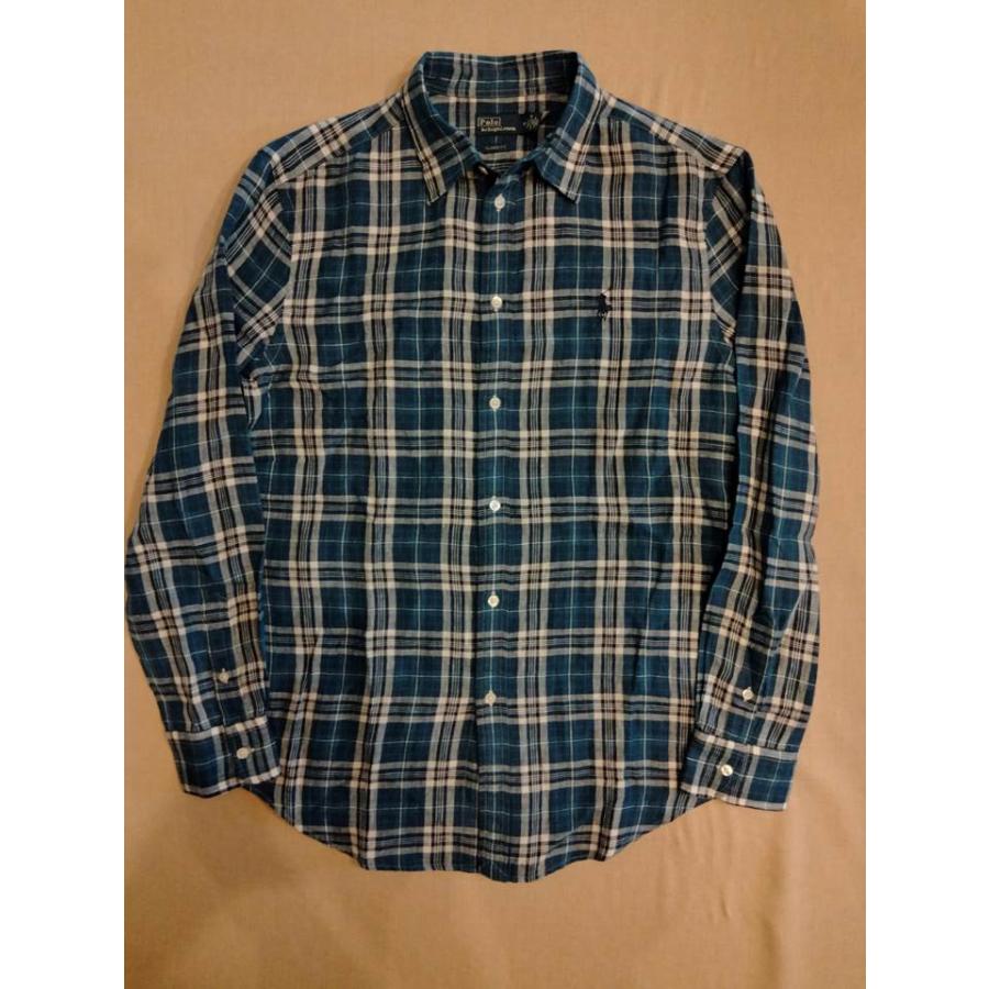POLO RALPH LAUREN ポロ ラルフローレン シャツ チェックシャツ リネン  