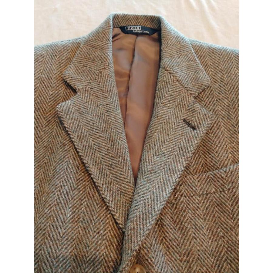 【未使用級】ポロバイラルフローレン ツイード ヘリンボーン テーラードジャケット POLO RALPH LAUREN（ポロ・ラルフローレン） ポロ ラルフローレン