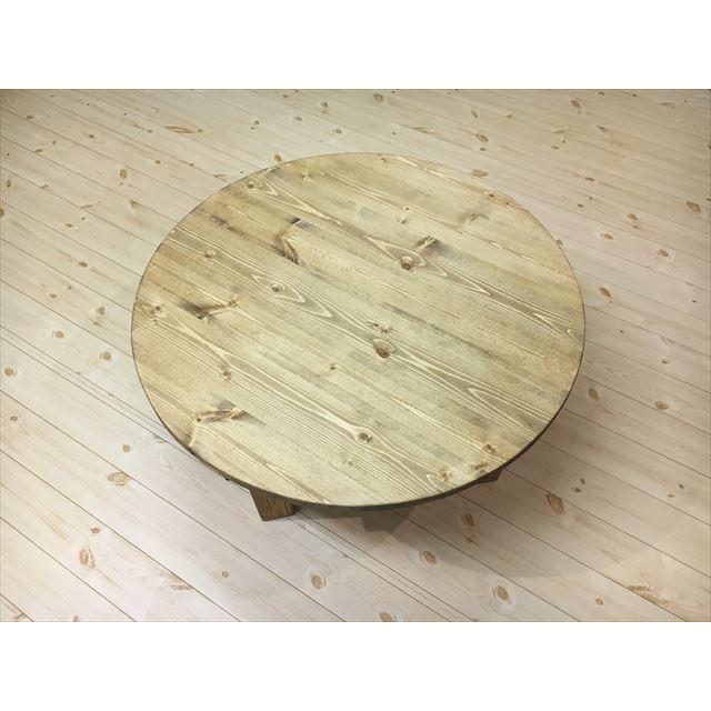 ちゃぶ台SS(60cm)折りたたみ シンプル ナチュラル おしゃれ 丸テーブル ローテーブル パイン材 円卓 丸形|countrystudio|02
