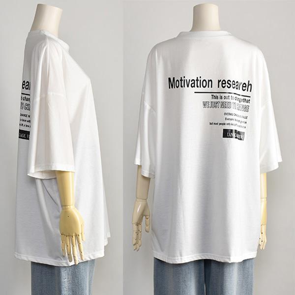 ayane カットソー Tシャツ レディース ロング 五分袖 アヤン ゆったり