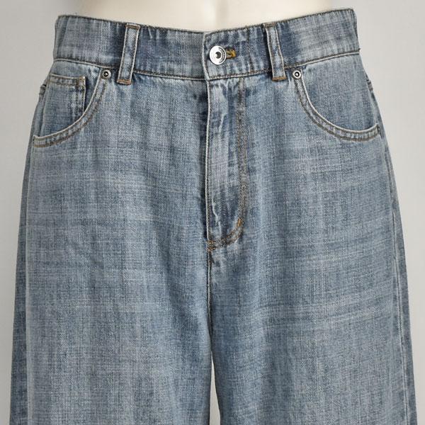 ayane アヤン ワイド ジーンズ レディース 秋 ロールアップ ブリーチ