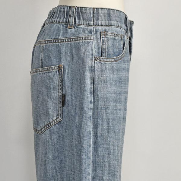 ayane アヤン ワイド ジーンズ レディース 秋 ロールアップ ブリーチ