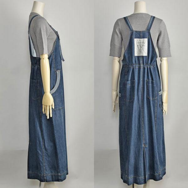 『AYANE』アヤン (40) ジャンパースカート ayane アヤン デニム ジャンパースカート ロング 秋 カジュアル