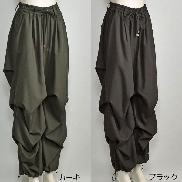 ayane ドレープタック　カーキ エンジニアパンツ ayane アヤン ドレープ タック エンジニア パンツ レディース カーキ