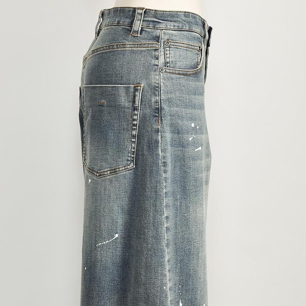 ayane アヤン ペイントバレルレッグデニム ブリーチ 36サイズ