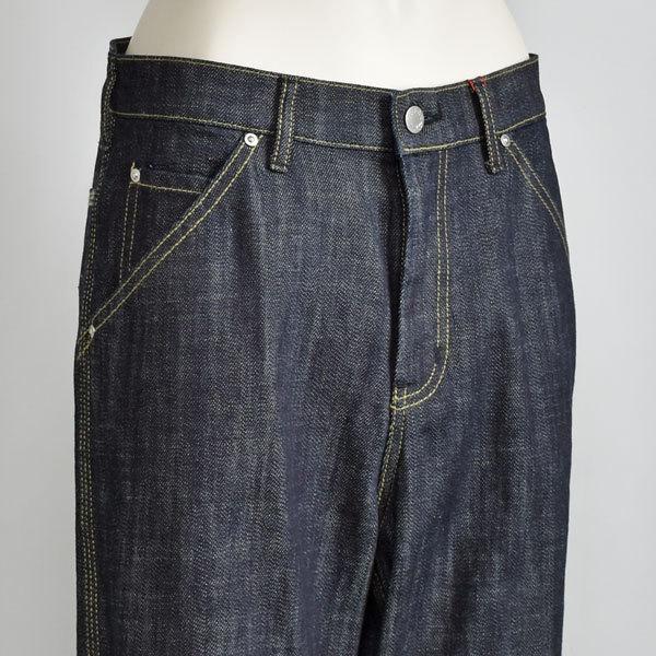 テーパード デニム レディース PASSIONE ロールアップ ジーンズ