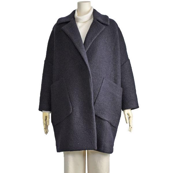 PASSIONE（パシオーネ） コート ウール レディース ハーフ ネイビー