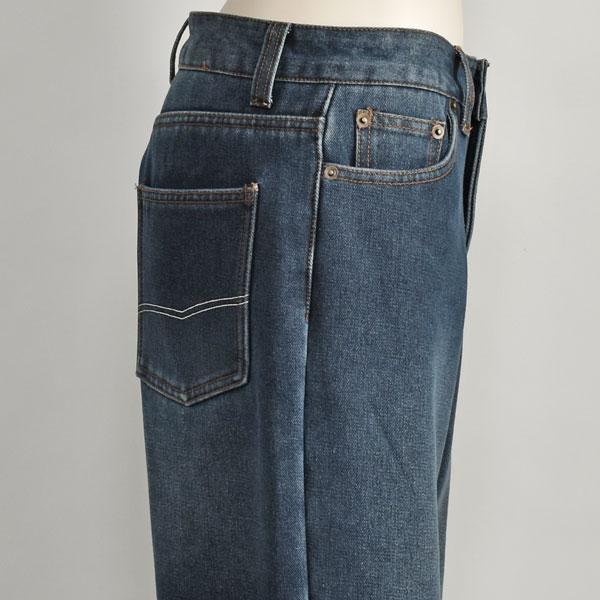 PASSIONE（パシオーネ） 裏起毛 デニム パンツ レディース ストレート