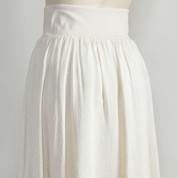 PASSIONE パシオーネ スカート ロング フレア きれいめ ホワイト