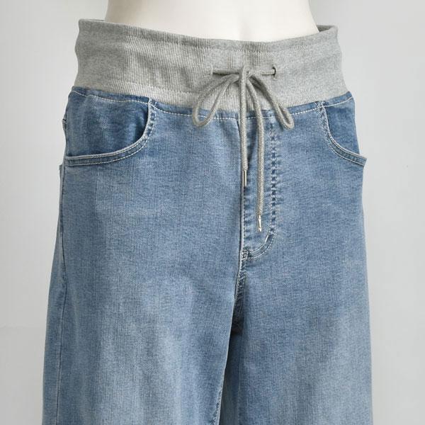 PASSIONE ストレートデニム　パシオーネストレッチ PASSIONE パシオーネ ワイド パンツ デニム ジーンズ ライト