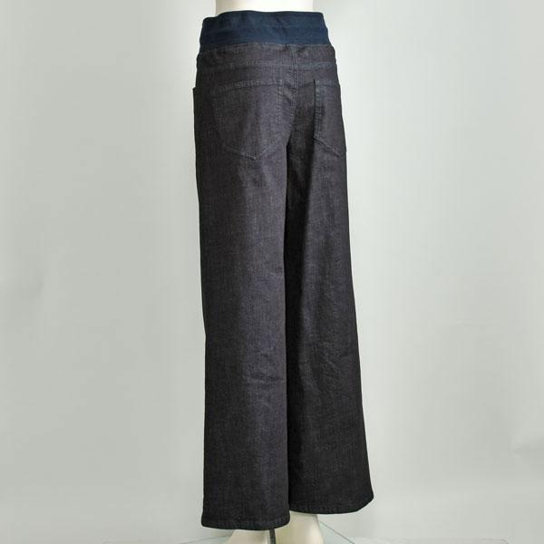 パシオーネワイドパンツ PASSIONE（パシオーネ） ワイド パンツ レディース 綿麻 ストレッチ