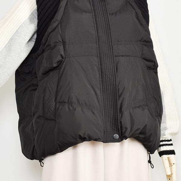 PASSIONE（パシオーネ） ダウン ベスト フード レディース ゆったり