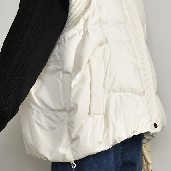 PASSIONE（パシオーネ） ダウン ベスト フード レディース ゆったり