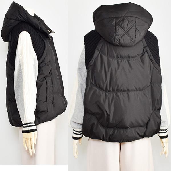 PASSIONE（パシオーネ） ダウン ベスト フード レディース ゆったり