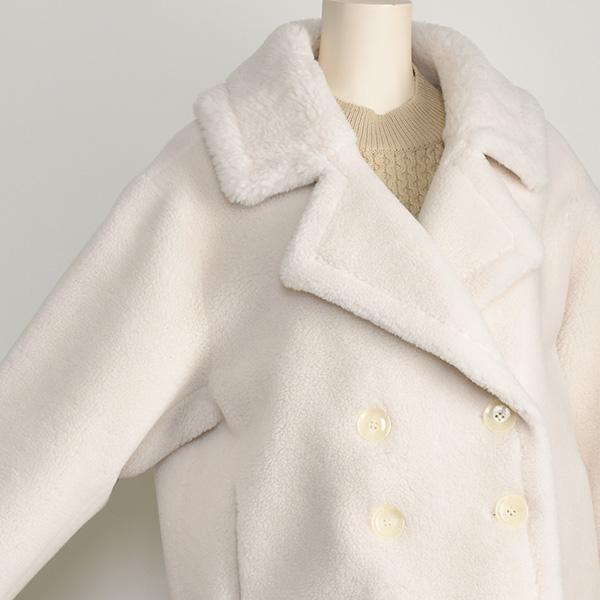 PASSIONE（パシオーネ） ボア コート レディース ジャケット きれいめ