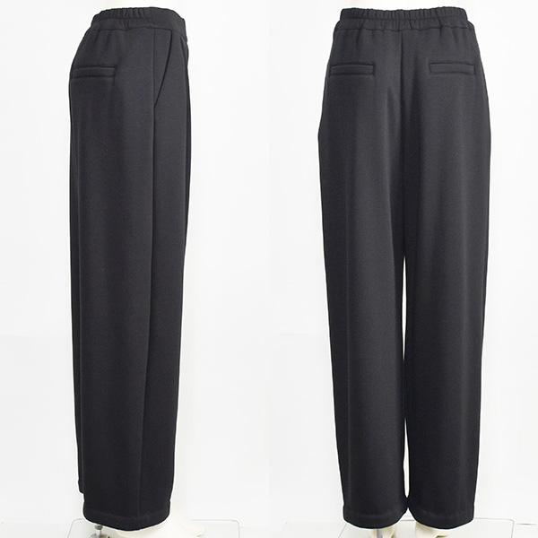 PASSIONE（パシオーネ） 裏起毛 ワイド パンツ レディース ウエスト