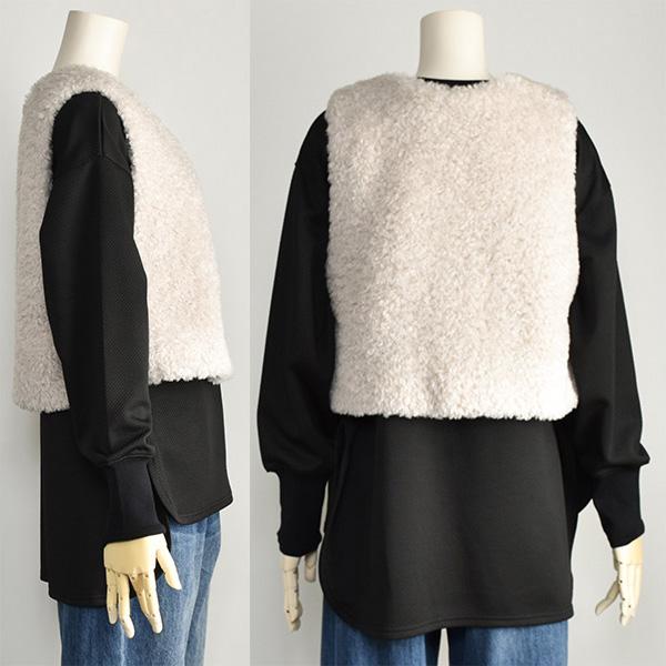 パシオーネ ファーベスト　ジレ PASSIONE（パシオーネ） ファーベスト 546403 レディース フェイク